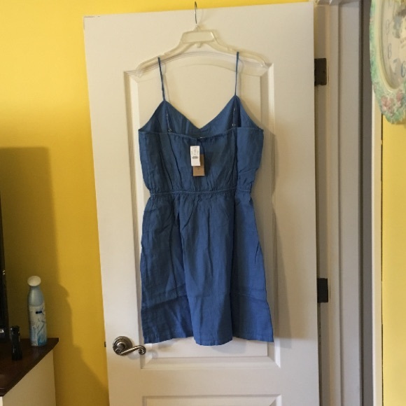 NWT J. Crew Factory Linen Cami Dress - Picture 4 of 5